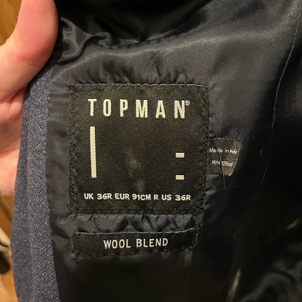Topman Wool Suit Jacket - Picture 3 of 4